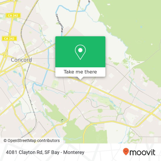 Mapa de 4081 Clayton Rd