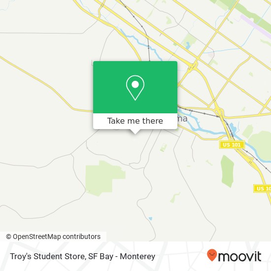Mapa de Troy's Student Store