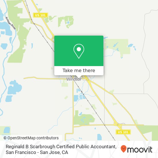 Reginald B Scarbrough Certified Public Accountant map