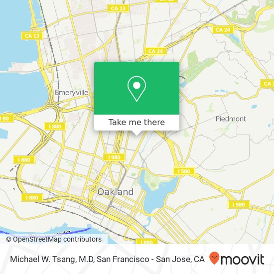 Michael W. Tsang, M.D map