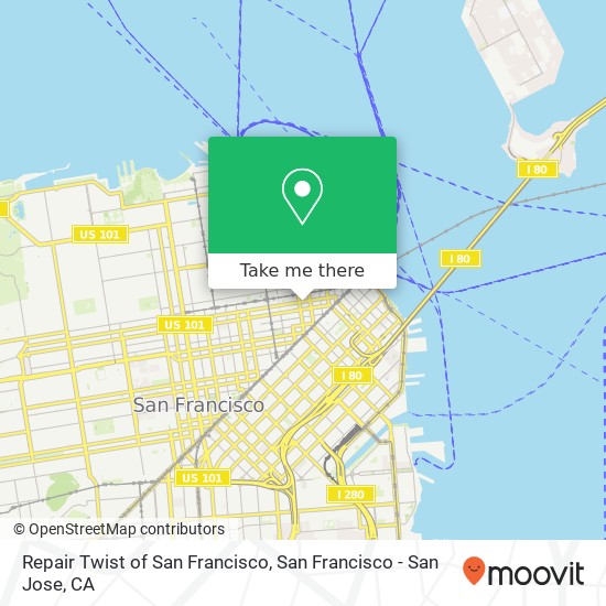 Repair Twist of San Francisco map