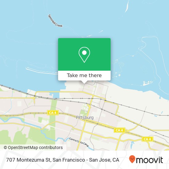 707 Montezuma St map