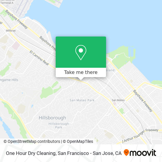 Mapa de One Hour Dry Cleaning