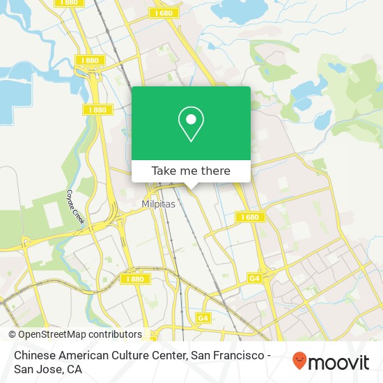 Chinese American Culture Center map