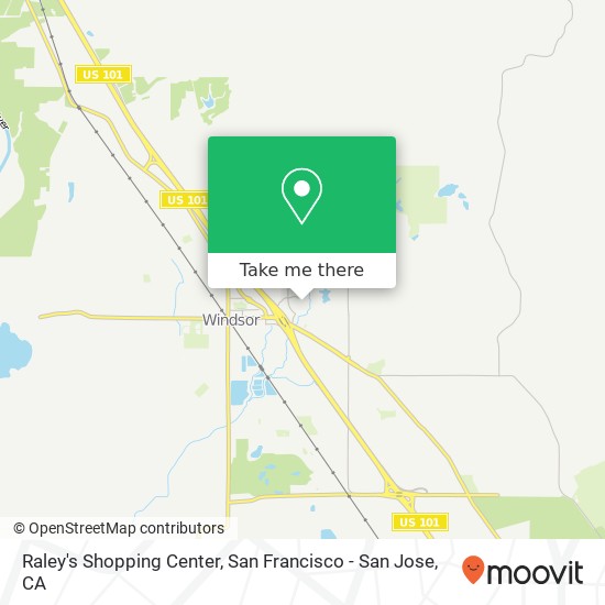 Mapa de Raley's Shopping Center