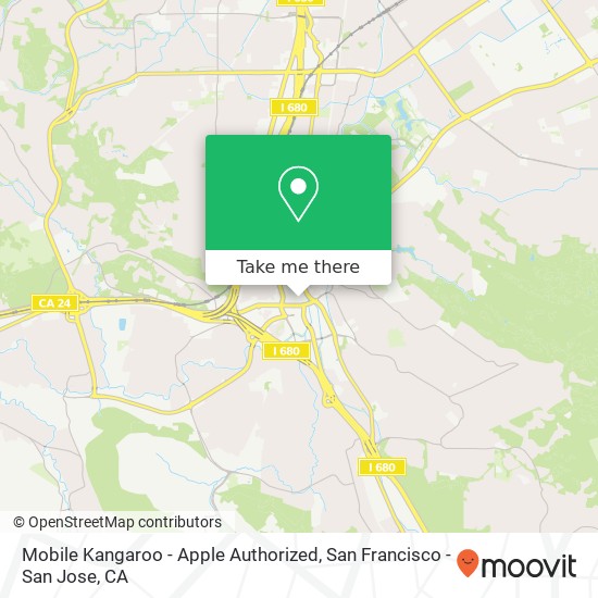 Mapa de Mobile Kangaroo - Apple Authorized