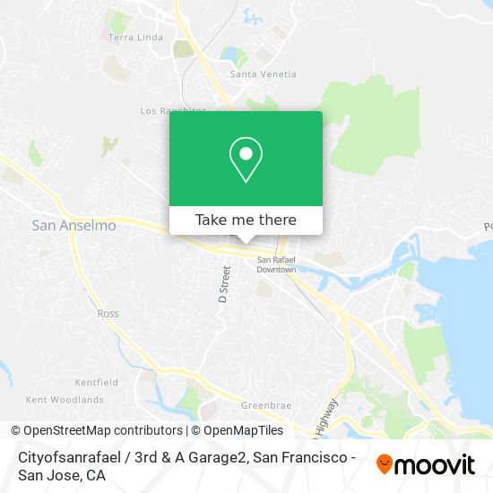 Cityofsanrafael / 3rd & A Garage2 map