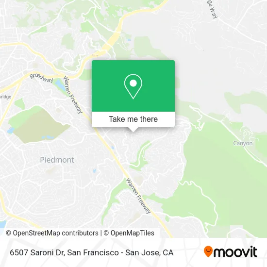 6507 Saroni Dr map