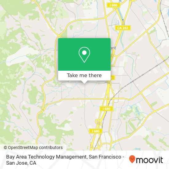 Mapa de Bay Area Technology Management