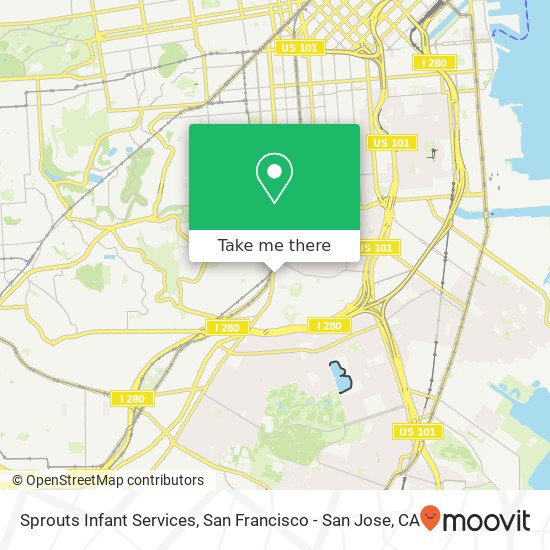 Mapa de Sprouts Infant Services