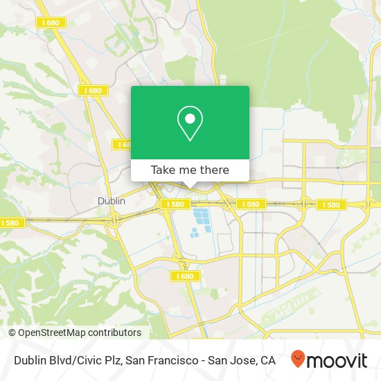 Dublin Blvd/Civic Plz map