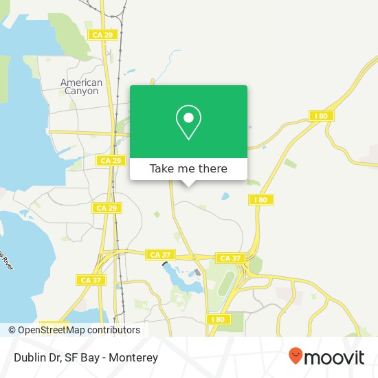 Dublin Dr map
