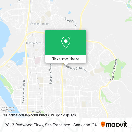 Mapa de 2813 Redwood Pkwy