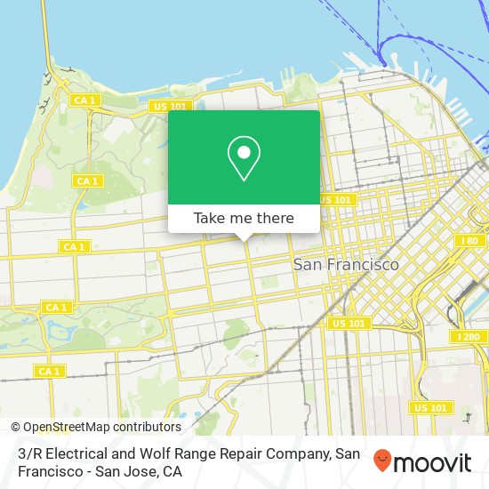 Mapa de 3 / R Electrical and Wolf Range Repair Company