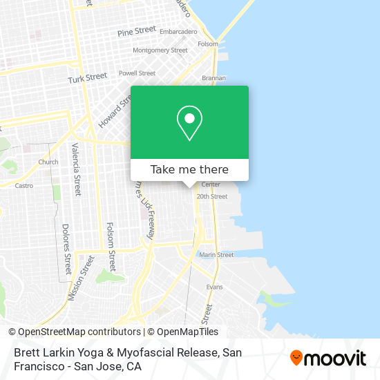 Brett Larkin Yoga & Myofascial Release map