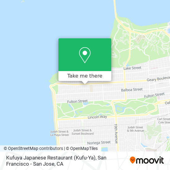 Kufuya Japanese Restaurant (Kufu-Ya) map