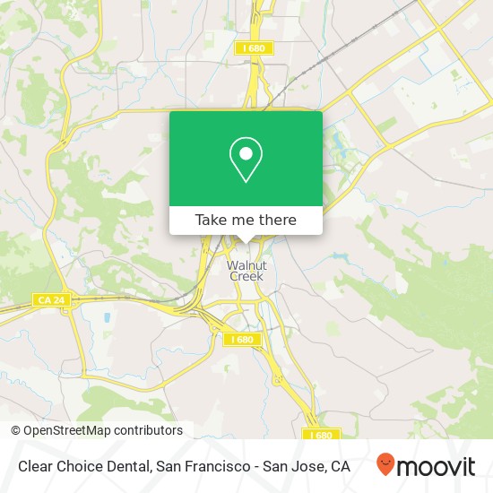 Mapa de Clear Choice Dental