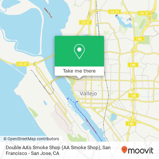 Mapa de Double AA's Smoke Shop (AA Smoke Shop)