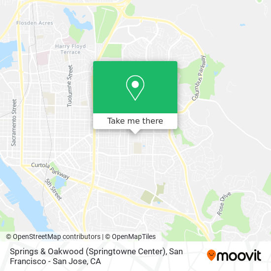 Springs & Oakwood (Springtowne Center) map