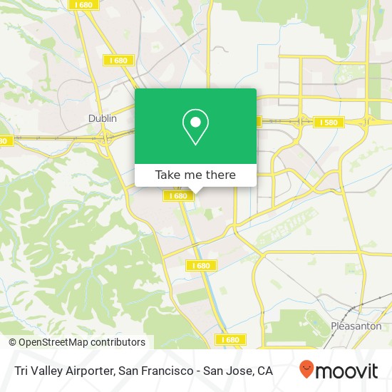 Mapa de Tri Valley Airporter