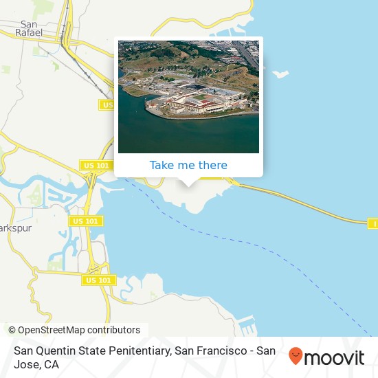 San Quentin State Penitentiary map
