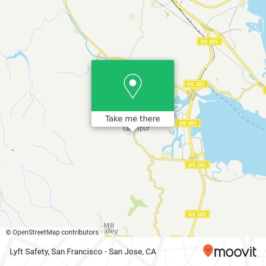 Lyft Safety map