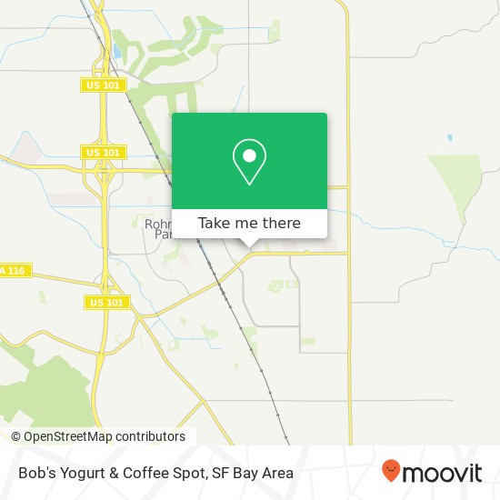 Bob's Yogurt & Coffee Spot map