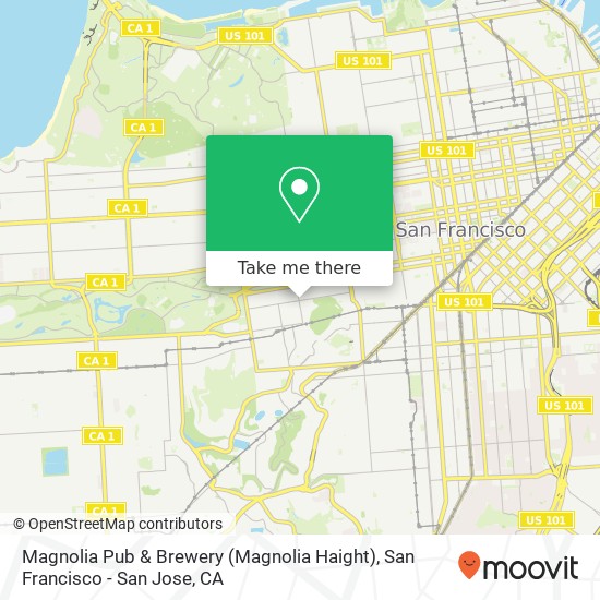 Magnolia Pub & Brewery (Magnolia Haight) map