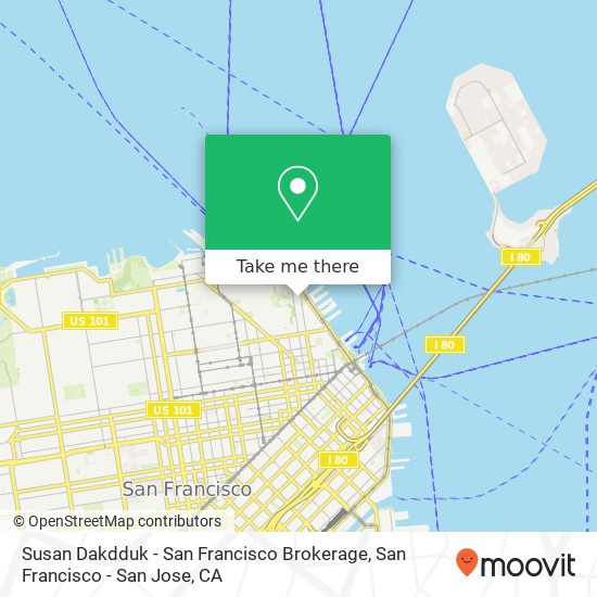 Susan Dakdduk - San Francisco Brokerage map