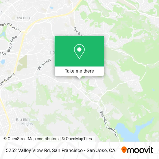 5252 Valley View Rd map