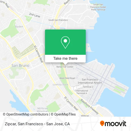 Zipcar map