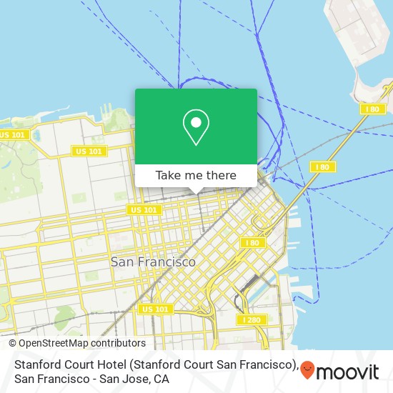 Stanford Court Hotel (Stanford Court San Francisco) map