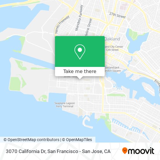 3070 California Dr map