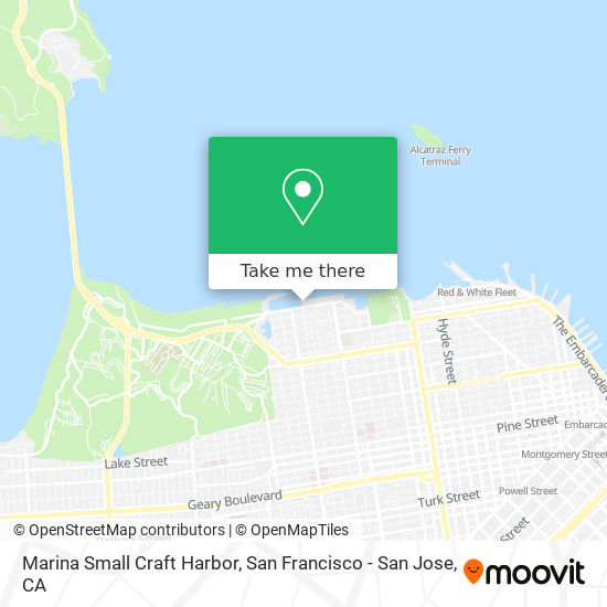 Marina Small Craft Harbor map