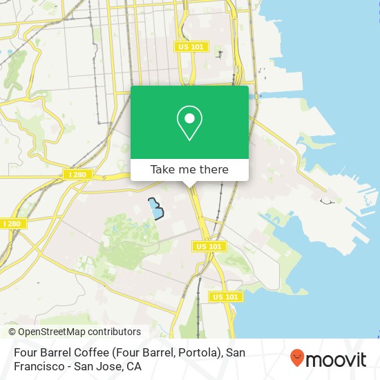 Four Barrel Coffee (Four Barrel, Portola) map