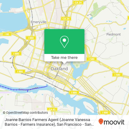 Joanne Barrios Farmers Agent (Joanne Vanessa Barrios - Farmers Insurance) map