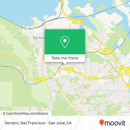 Servpro map