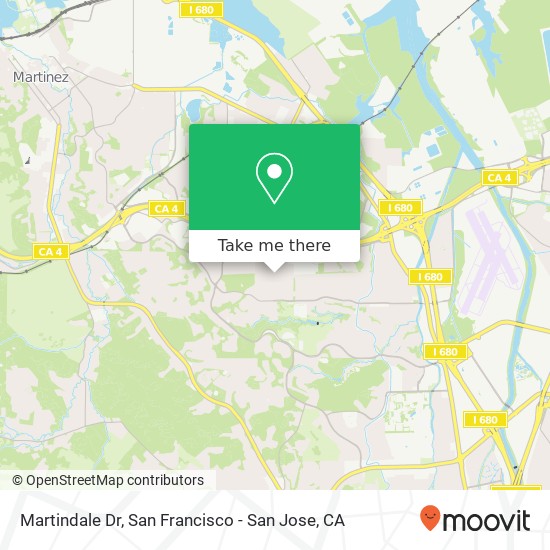 Martindale Dr map