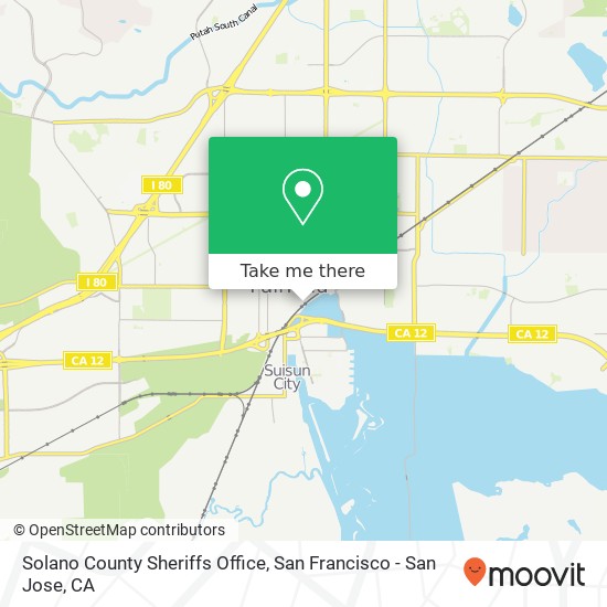 Mapa de Solano County Sheriffs Office