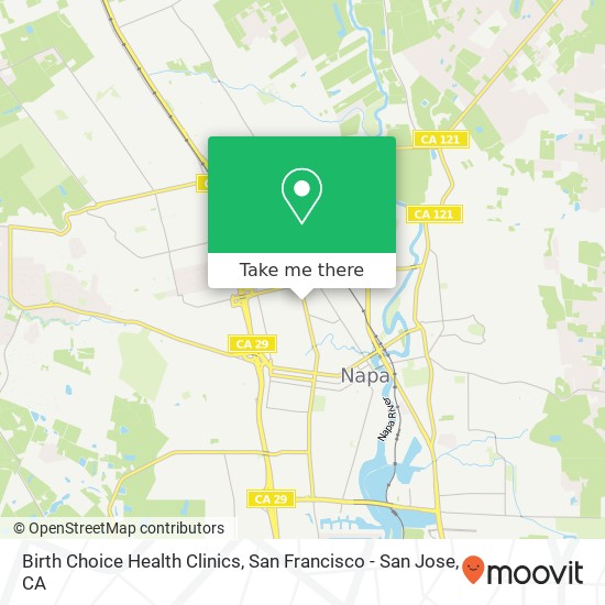 Mapa de Birth Choice Health Clinics