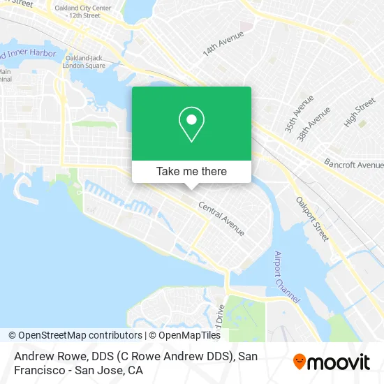 Andrew Rowe, DDS (C Rowe Andrew DDS) map