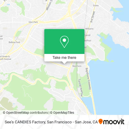 See's CANDIES Factory map