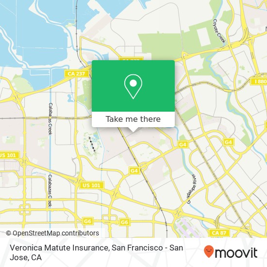 Mapa de Veronica Matute Insurance