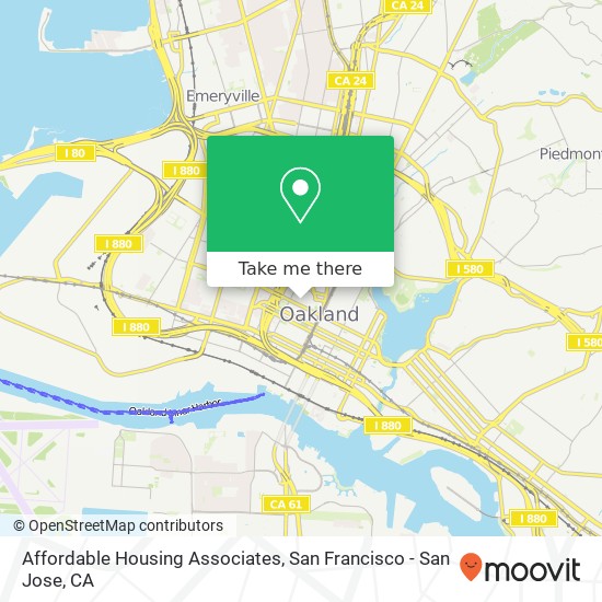 Affordable Housing Associates map