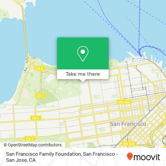 San Francisco Family Foundation map