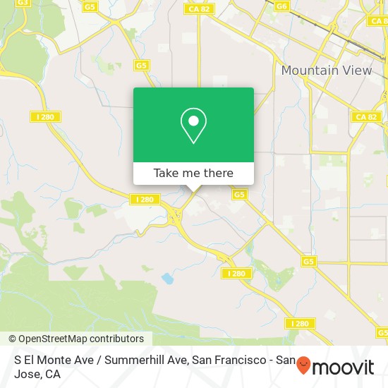 Mapa de S El Monte Ave / Summerhill Ave