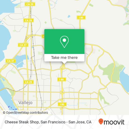 Cheese Steak Shop map