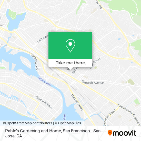 Pablo's Gardening and Home map