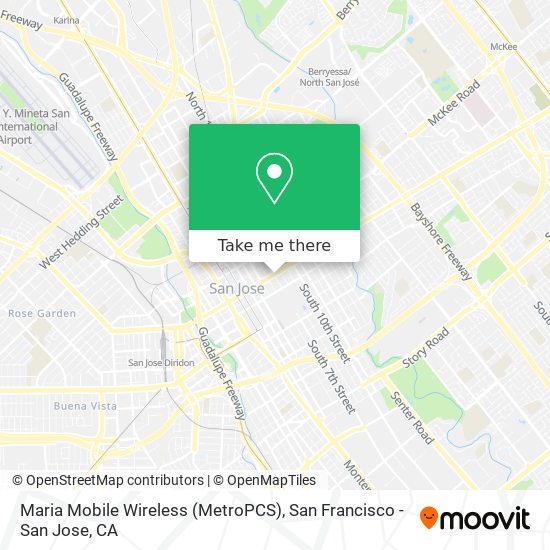 Mapa de Maria Mobile Wireless (MetroPCS)