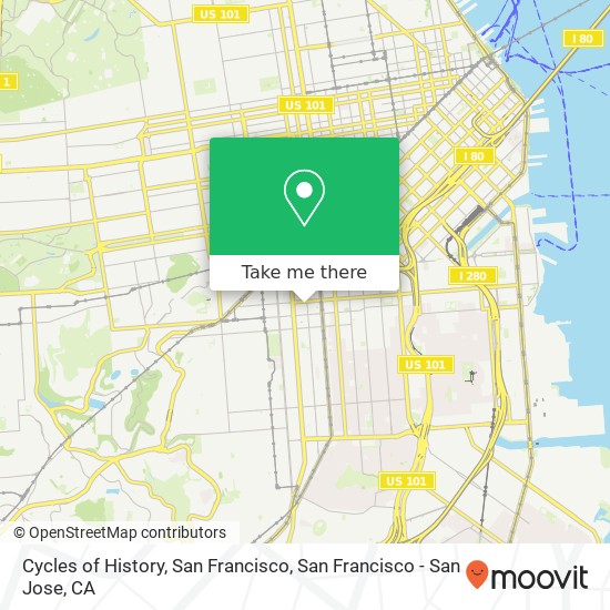 Mapa de Cycles of History, San Francisco